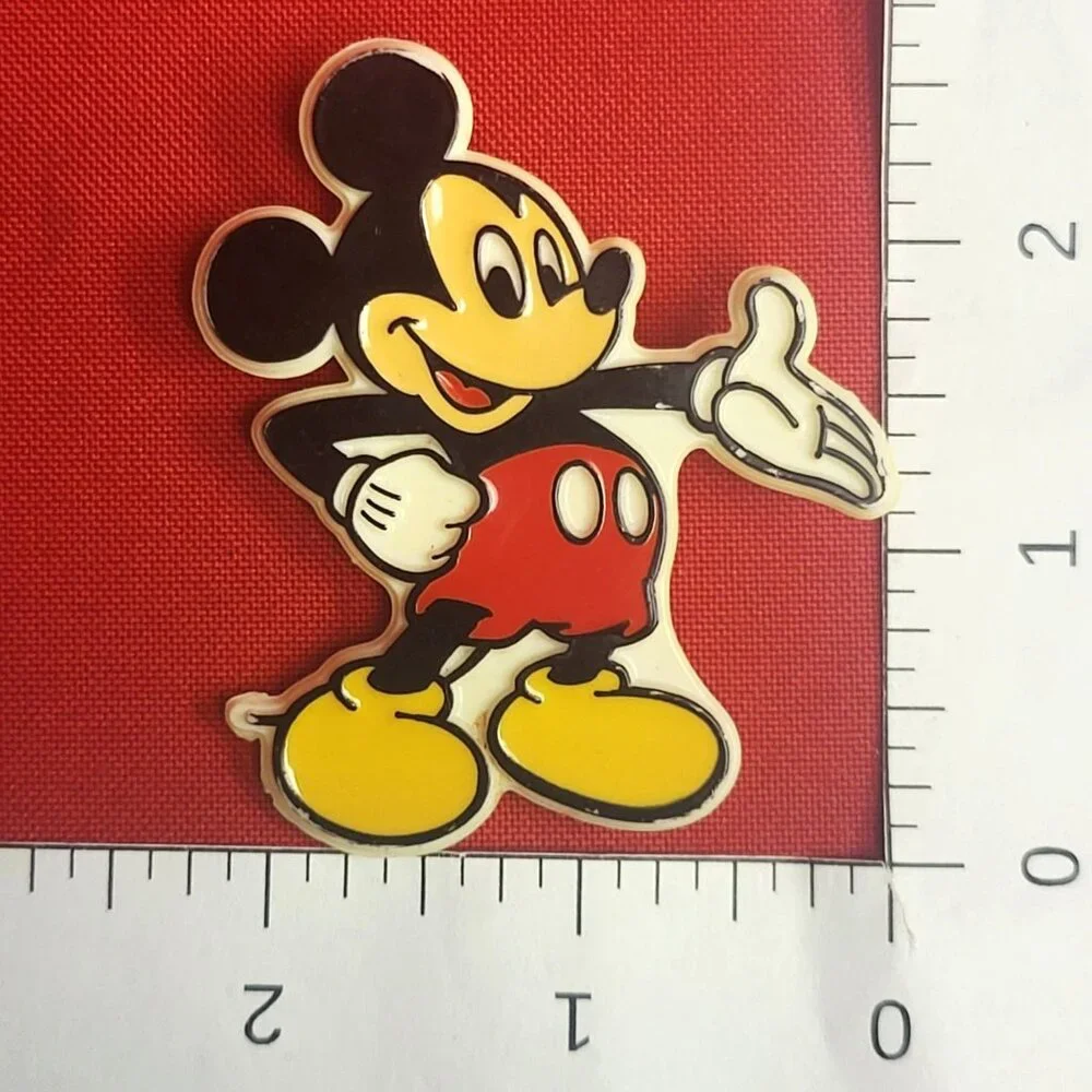 Vintage Disney Plastic Mickey Mouse Pin
